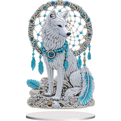 Animal Special Shape Diamond Painting Tabletop Ornaments Kit 5D DIY Diamond Art Tabletop Decorations Bedroom Table Decoration