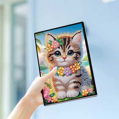 50-Page A5 Size Flower Animal Diamond Painting Diary Book