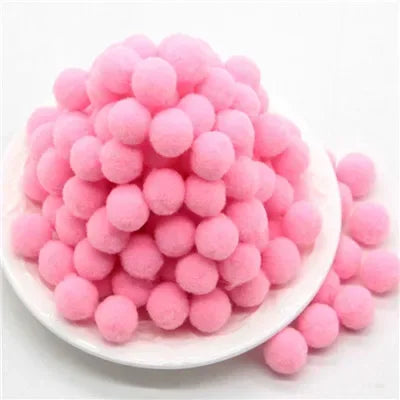 8/10/15/20/25/30mm Mini Fluffy Soft Pom Poms Pompoms Ball Handmade Kids Toys Wedding Christmas Decor DIY Sewing Craft Supplies