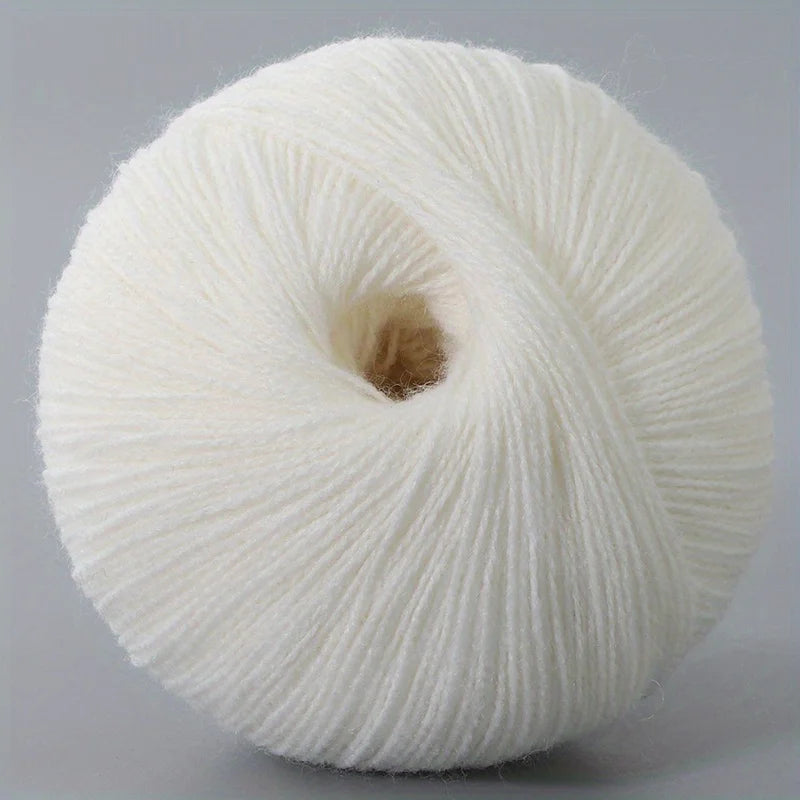 50g/pc Merino Wool Yarn for Knitting Luxury Warm Soft Light weight Crochet Yarn Fur Medium Fine Handwoven For Hand  Knit 340m/pc