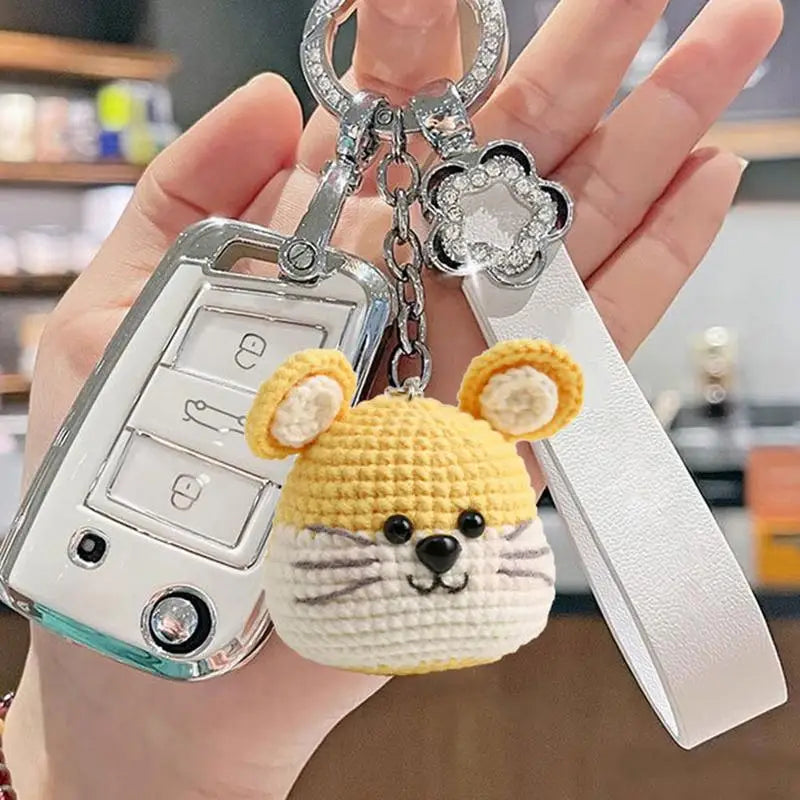 Kids Crochet Kit For Beginners Complete Crochet Keychain Kit Kids Crochet Animals Easy Crochet Crafts Crochet Tools And