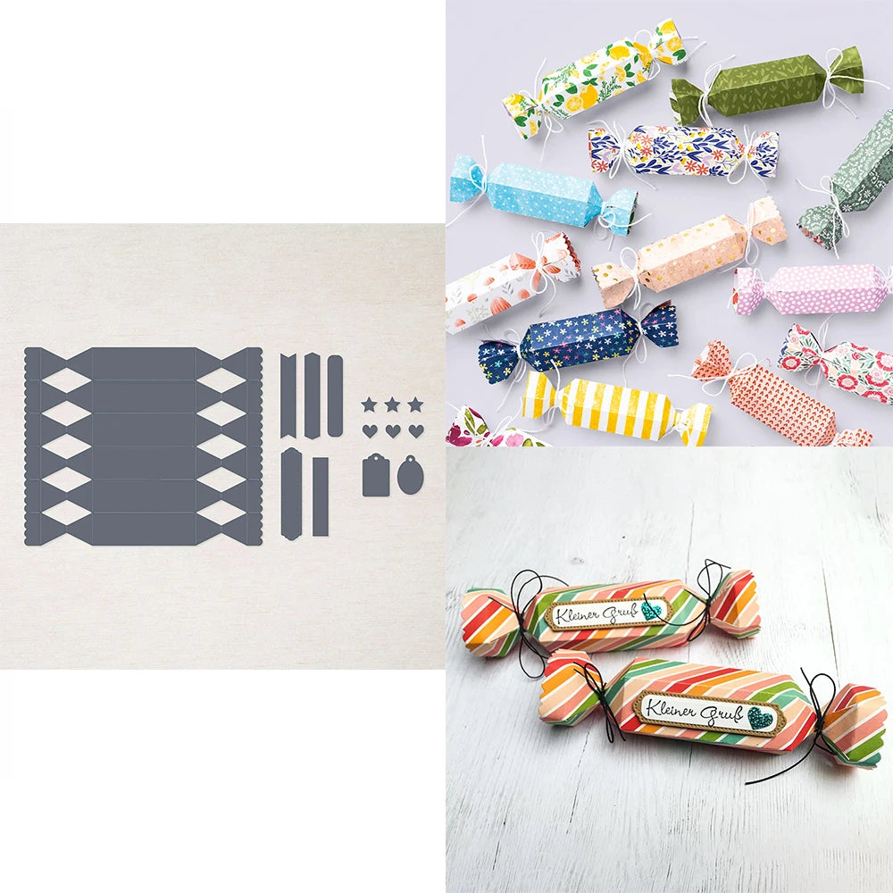 Flower Lace Edge Corner Metal Cutting Dies Layered Frame Candy Diecut Mould For DIY Scrapbooking Decor Paper Album Card Making