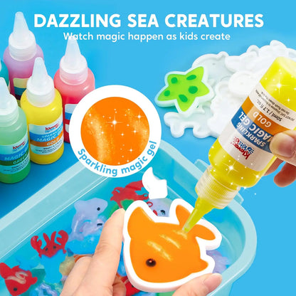 JOYFY Water Gel Kit Magic Fairy Water Gel Toy Kit with 10 Gels