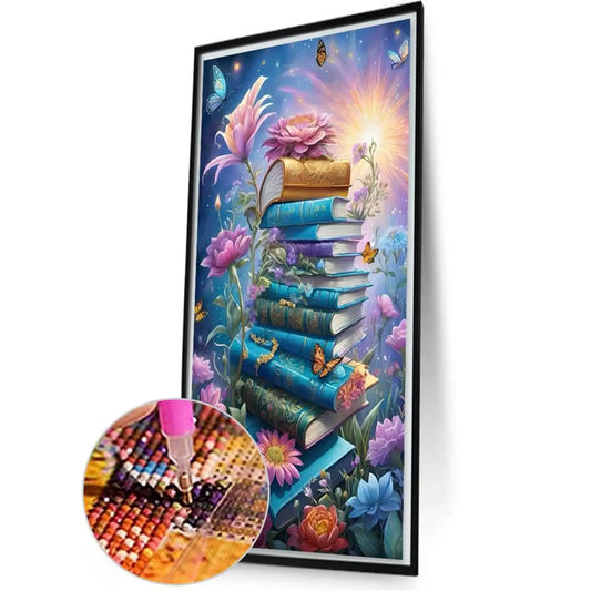 5D DIY Full Round Drill Diamond Painting Book Kit Home Decor Art Craft 50x85cm