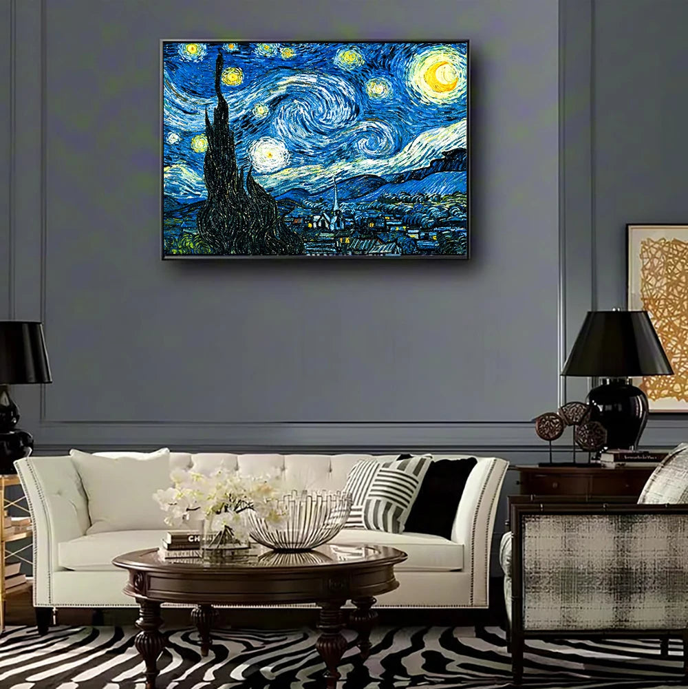 Full Drill 5D Diamond Painting 12X16 inch, Paint by Number Kits Starry Night Diamond Painting Kits for Home Wall Decor
