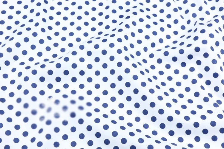 Polka dot print 100% cotton fabric sold by the meter, DIY patchwork, quilt fabric, bedding, bed sheets, pillow decoration