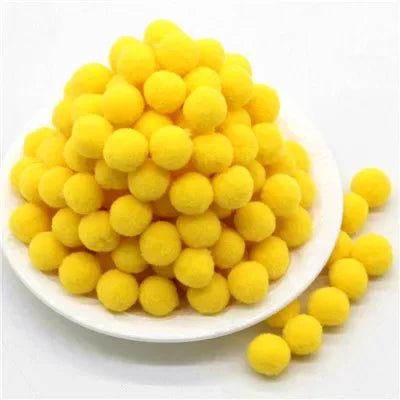 8/10/15/20/25/30mm Mini Fluffy Soft Pom Poms Pompoms Ball Handmade Kids Toys Wedding Christmas Decor DIY Sewing Craft Supplies