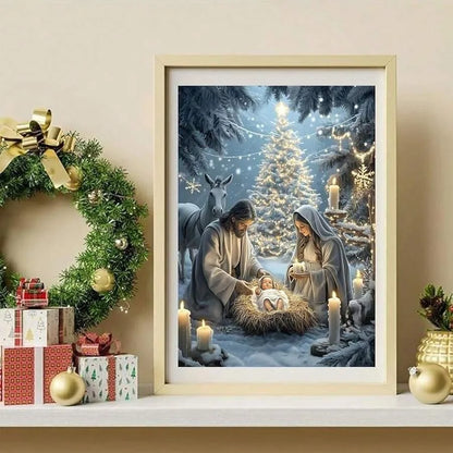 Jes 1us Nativity Diamond Art Kits For Adults-Christmas