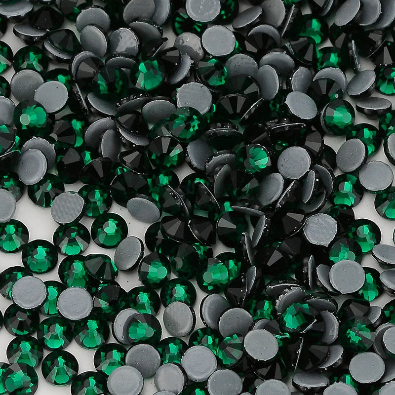 QIIY SS6-SS20 1440Pcs Top Glass Crystal Hotfix Rhinestones Flatback Glitter Stones