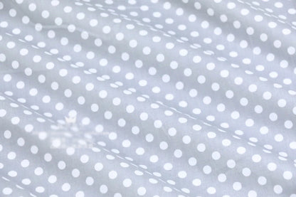 Polka dot print 100% cotton fabric sold by the meter, DIY patchwork, quilt fabric, bedding, bed sheets, pillow decoration