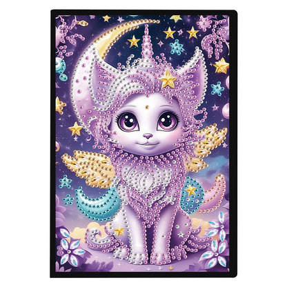 50-Page A5 Size Flower Animal Diamond Painting Diary Book