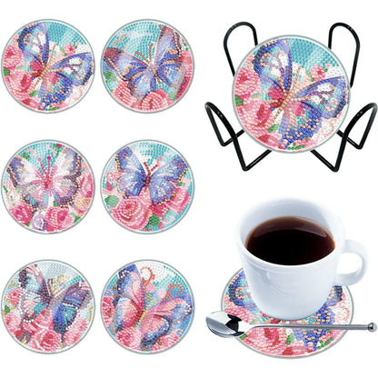 6PCS Diamond Painting Coasters Kits