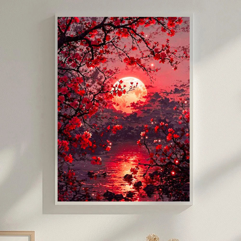 6 Kinds Of Patterns Scenery Animals Diamond Painting Art Kits 5D Full Round Drill DIY Diamond Painting Perfect Home Wall Decor