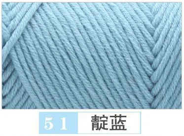 100g Pure Colour Lover Yarn Soft Milk Cotton Yarn Woolen Yarn 8 ply Thread for Knitting Scarf Wool Handmade DIY Scarves Gift