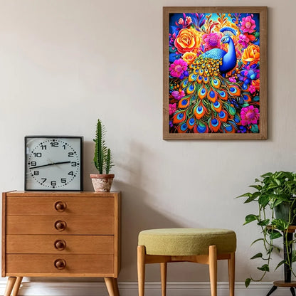 5D DIY Diamond Painting Animal Colorful Peacock 30x40cm Round Drill Embroidery Butterfly Owl Home Decor Cross Stitch Kits