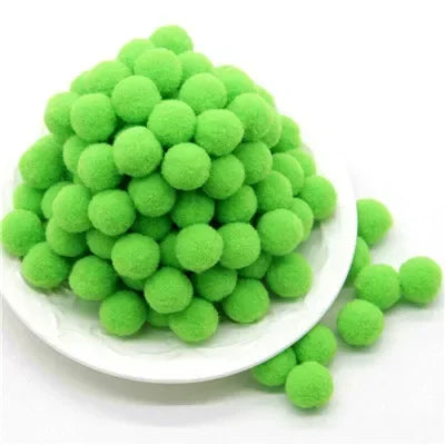 8/10/15/20/25/30mm Mini Fluffy Soft Pom Poms Pompoms Ball Handmade Kids Toys Wedding Christmas Decor DIY Sewing Craft Supplies