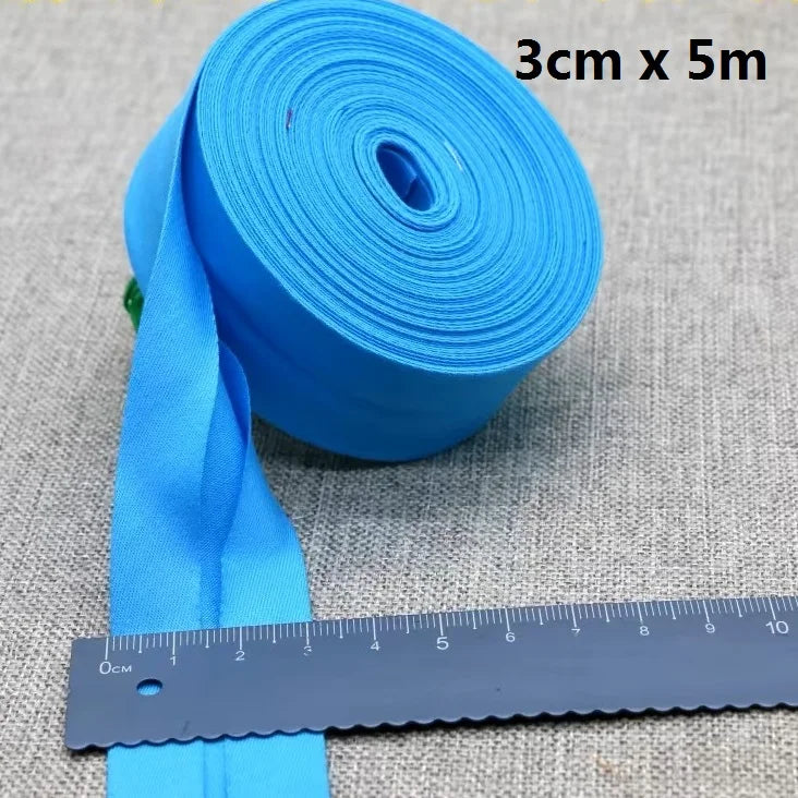 30mm x 10m Cotton Bias Binding Tape DIY Handmade Sewing for Children's clothing quilts tablecloth edge strip