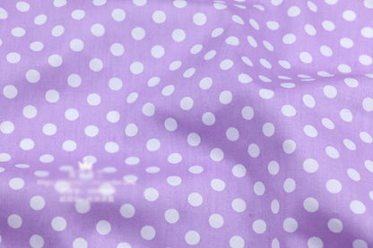 Polka dot print 100% cotton fabric sold by the meter, DIY patchwork, quilt fabric, bedding, bed sheets, pillow decoration