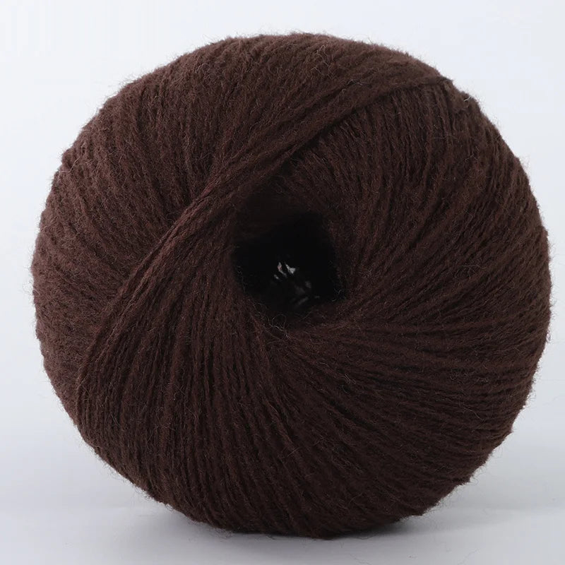 50g/pc Merino Wool Yarn for Knitting Luxury Warm Soft Light weight Crochet Yarn Fur Medium Fine Handwoven For Hand  Knit 340m/pc