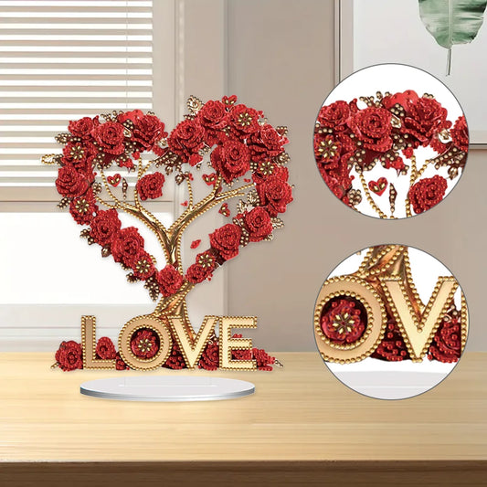 Animal Special Shape Diamond Painting Tabletop Ornaments Kit 5D DIY Diamond Art Tabletop Decorations Bedroom Table Decoration