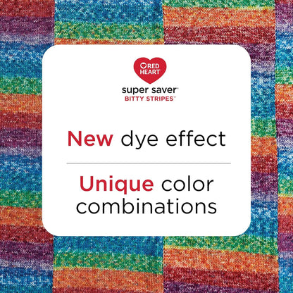 2-Pack Acrylic Yarn, 10oz/283g, #4 Worsted, 515 Yards for Knitting and Crochet