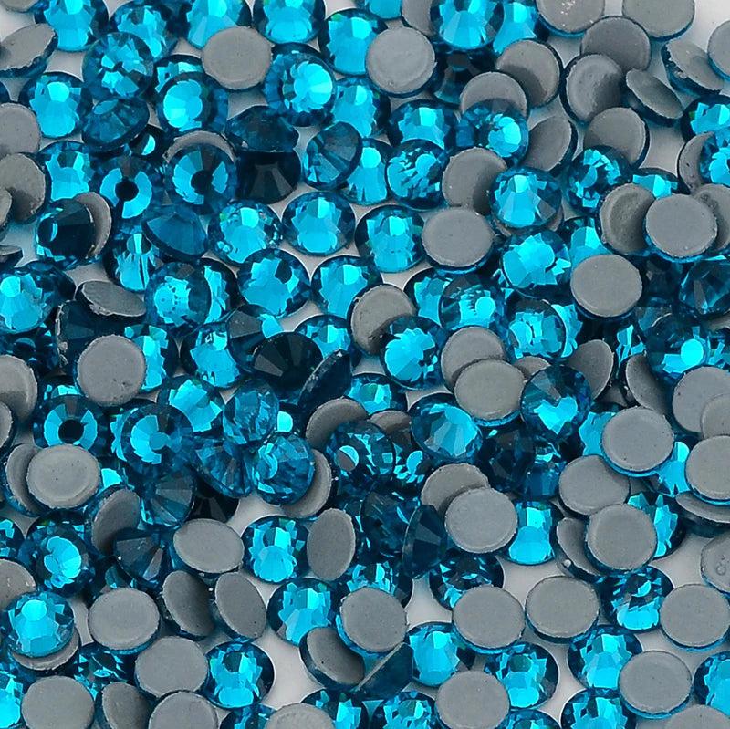 QIIY SS6-SS20 1440Pcs Top Glass Crystal Hotfix Rhinestones Flatback Glitter Stones
