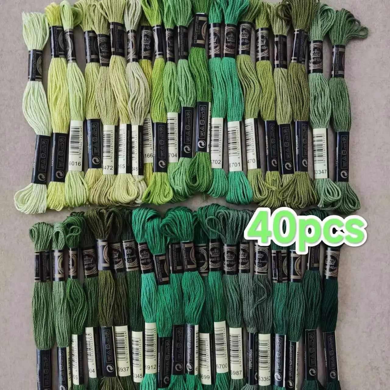 100% Cotton High Quality Cross stitch Floss Embroidery thread  Cross Stitch Embroidery Hand Knitting Sewing Weaving 8m 447 color