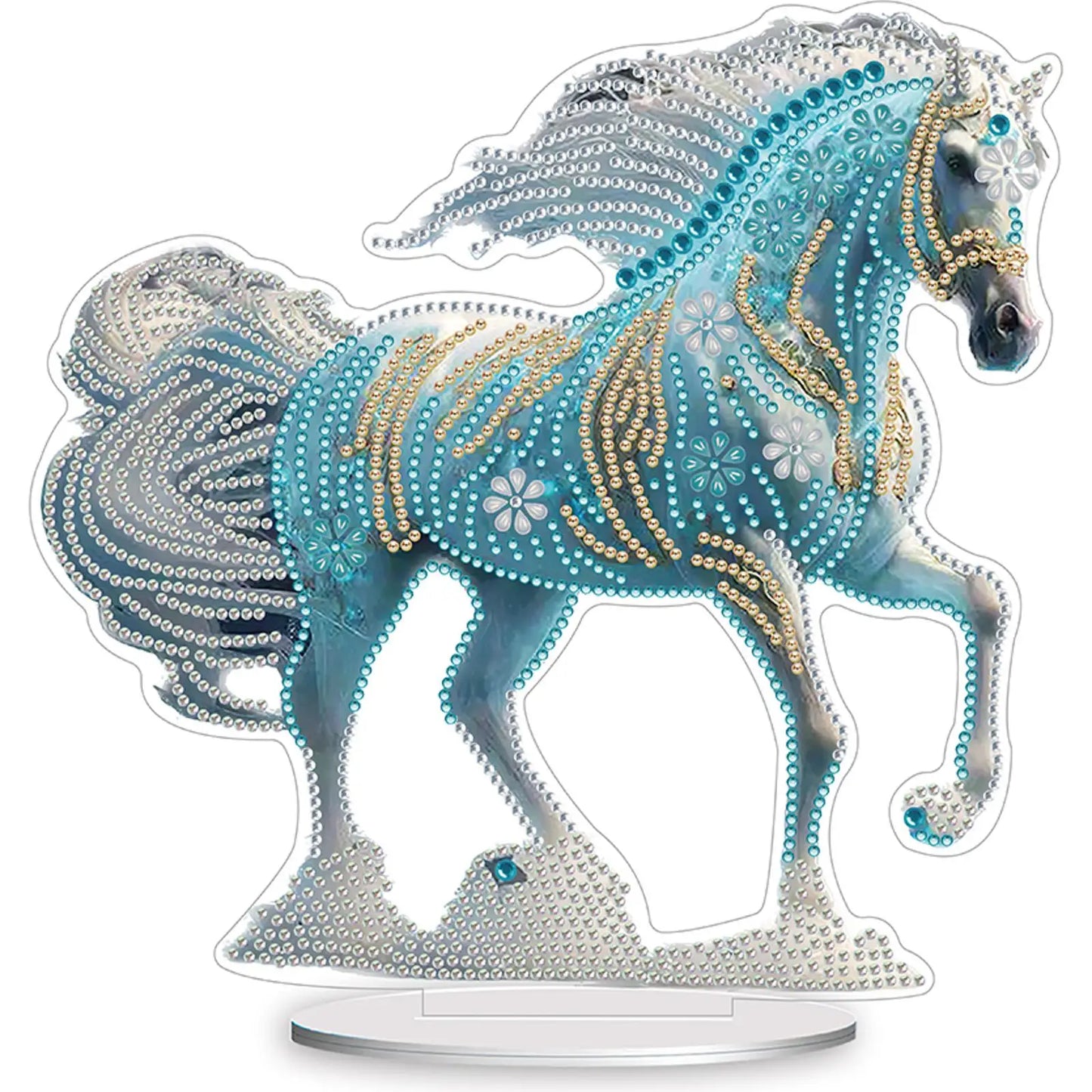 2D Flat Zodiac Animal DIY Desktop Diamond Art Kits Acrylic