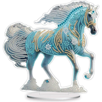 2D Flat Zodiac Animal DIY Desktop Diamond Art Kits Acrylic