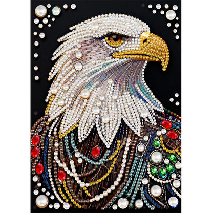 Animal Special Shaped 5D DIY Partial Drill Pearl Gem Diamond Art Painting Kit for Adults Beginners Home Decor 11.81x15.75in