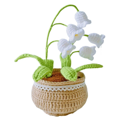 Crochet Kit DIY Tulip Flowers Plant Potted Crochet