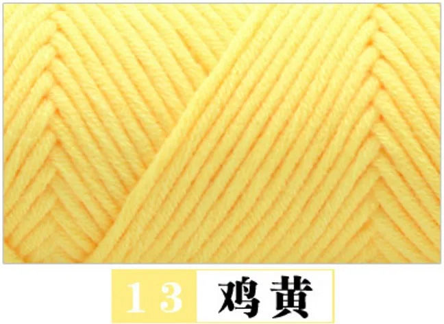100g Pure Colour Lover Yarn Soft Milk Cotton Yarn Woolen Yarn 8 ply Thread for Knitting Scarf Wool Handmade DIY Scarves Gift