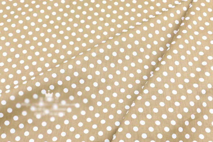 Polka dot print 100% cotton fabric sold by the meter, DIY patchwork, quilt fabric, bedding, bed sheets, pillow decoration
