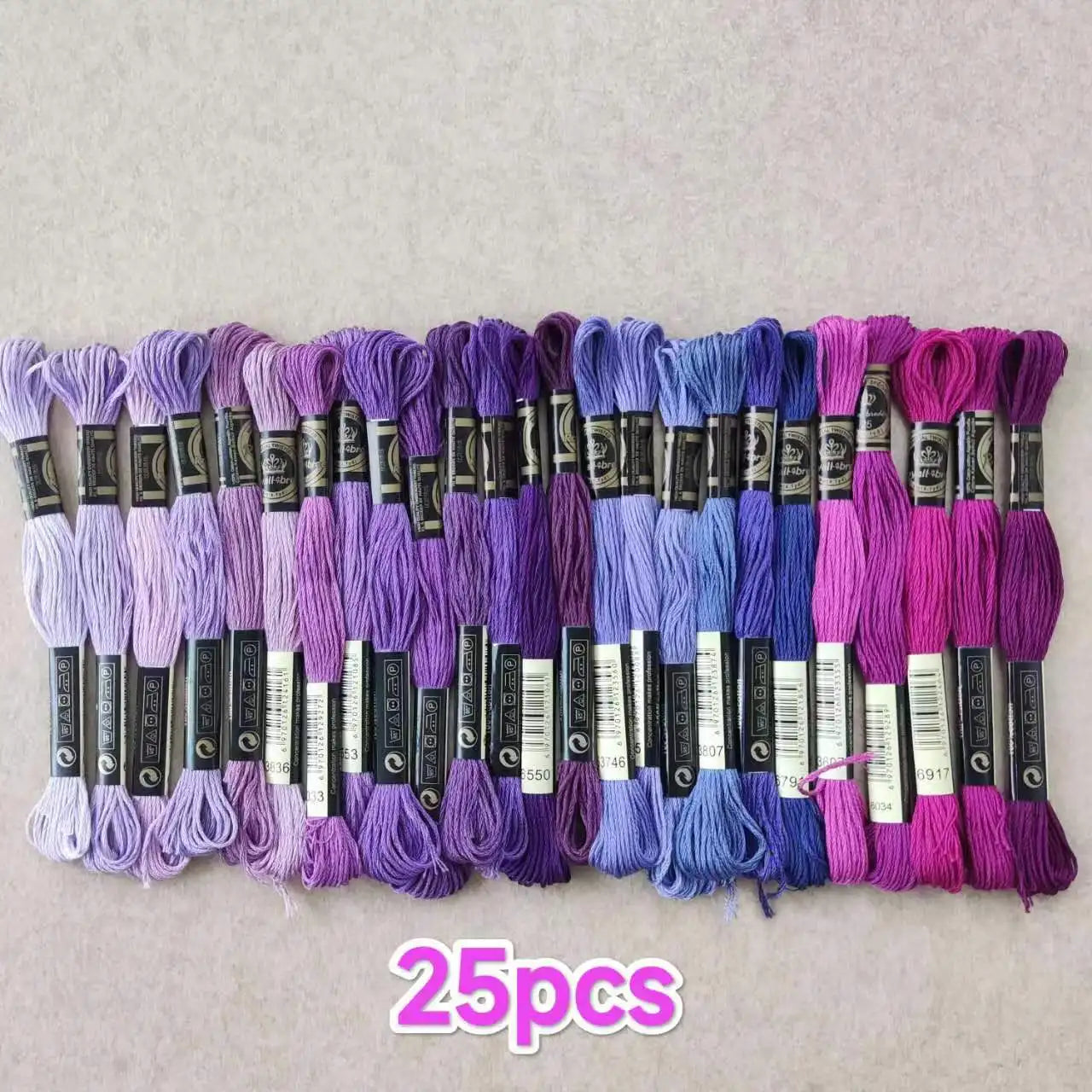 100% Cotton High Quality Cross stitch Floss Embroidery thread  Cross Stitch Embroidery Hand Knitting Sewing Weaving 8m 447 color