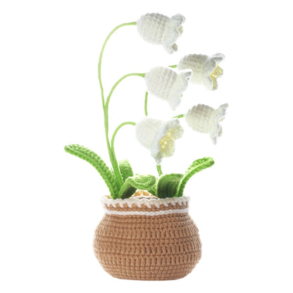 Potted Plant Crochet Kit DIY Crochet Starter Kit with Step-by-Step Video Tutorials Knitting Crocheting Kit for Adults