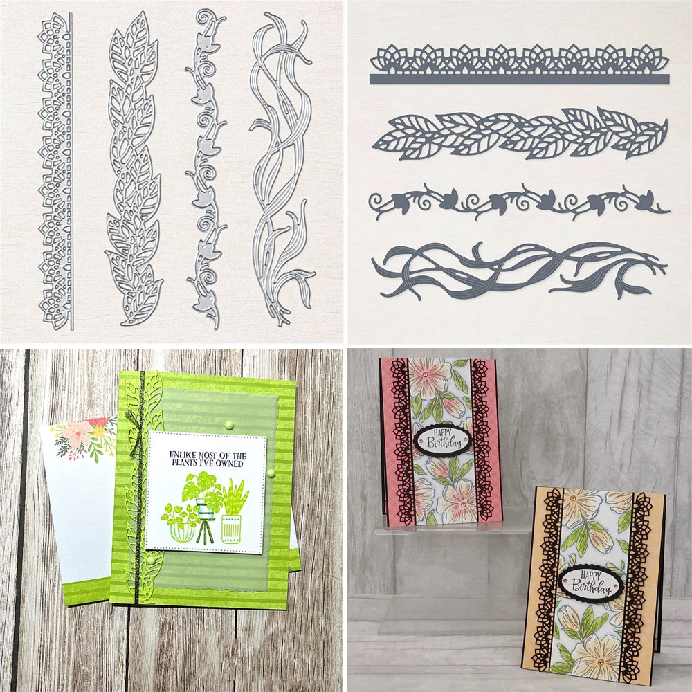 Delicate Edges Metal Cutting Dies For DIY Scrapbooking Photo Album Card Making Decoration Paper Craft Metal Die Cuts Template