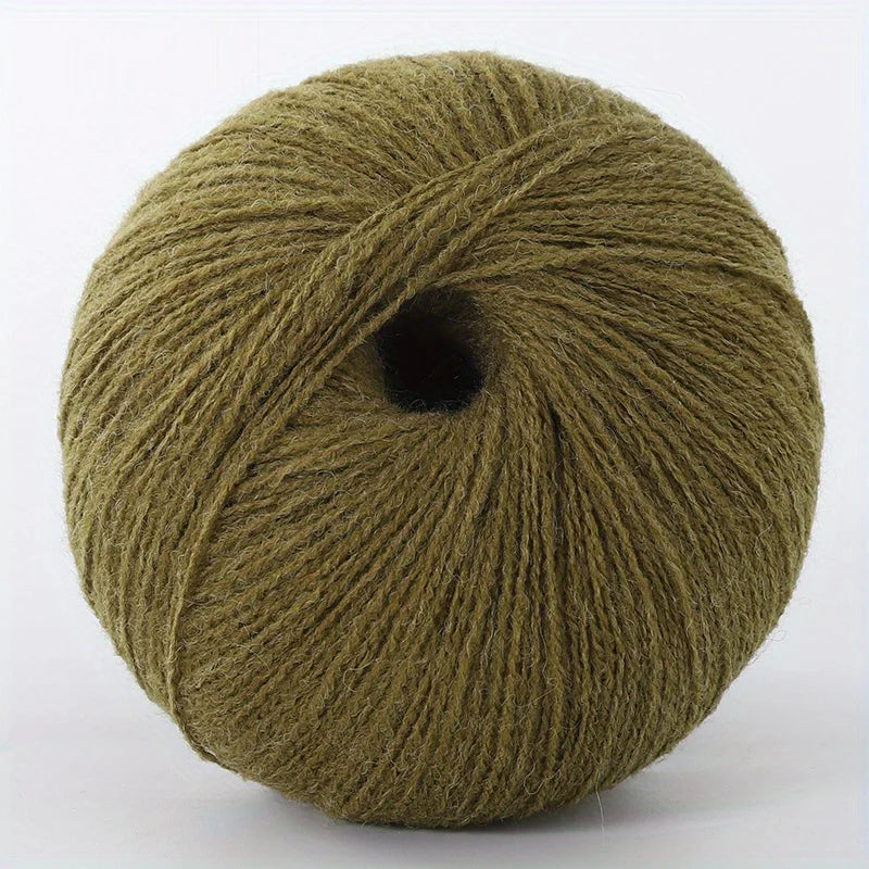 50g/pc Merino Wool Yarn for Knitting Luxury Warm Soft Light weight Crochet Yarn Fur Medium Fine Handwoven For Hand  Knit 340m/pc