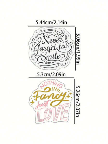50/100Pcs Motivational Vinyl Stickers Pack f