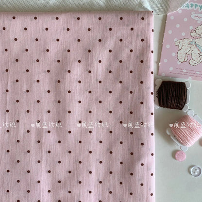 140x50cm  60s Small Dots Classic Polka Dot Printed Fabric