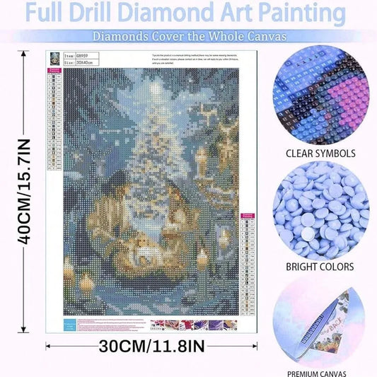 Jes 1us Nativity Diamond Art Kits For Adults-Christmas