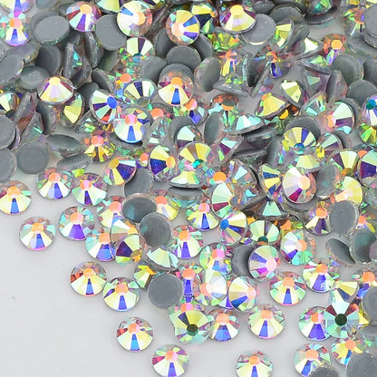 QIIY SS6-SS20 1440Pcs Top Glass Crystal Hotfix Rhinestones Flatback Glitter Stones