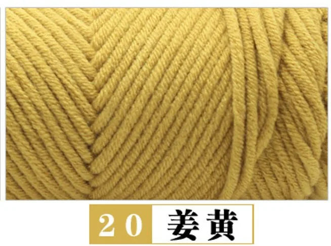 100g Pure Colour Lover Yarn Soft Milk Cotton Yarn Woolen Yarn 8 ply Thread for Knitting Scarf Wool Handmade DIY Scarves Gift