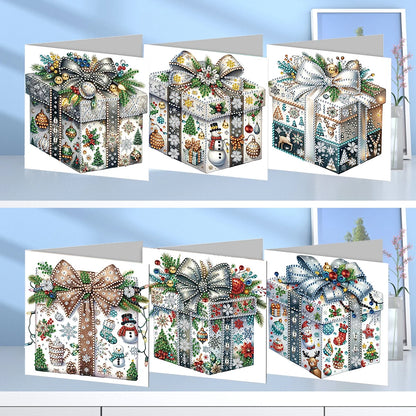6/12pc DIY Diamond Painting Kits Greeting Card