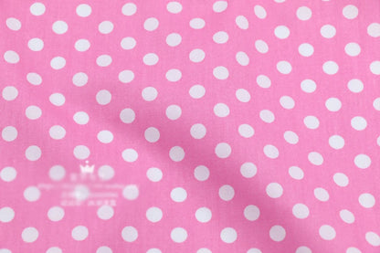 Polka dot print 100% cotton fabric sold by the meter, DIY patchwork, quilt fabric, bedding, bed sheets, pillow decoration