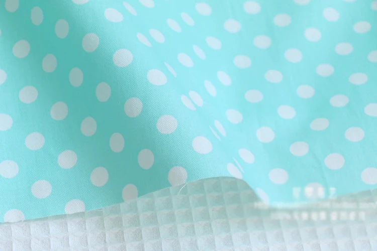 Polka dot print 100% cotton fabric sold by the meter, DIY patchwork, quilt fabric, bedding, bed sheets, pillow decoration