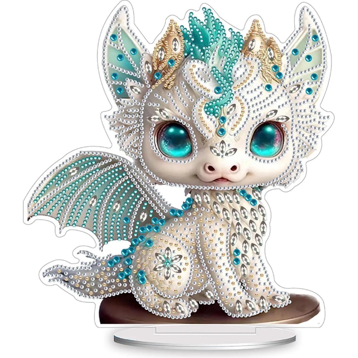 2D Flat Zodiac Animal DIY Desktop Diamond Art Kits Acrylic