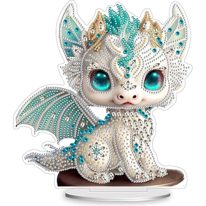 2D Flat Zodiac Animal DIY Desktop Diamond Art Kits Acrylic
