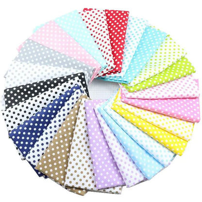 Polka dot print 100% cotton fabric sold by the meter, DIY patchwork, quilt fabric, bedding, bed sheets, pillow decoration