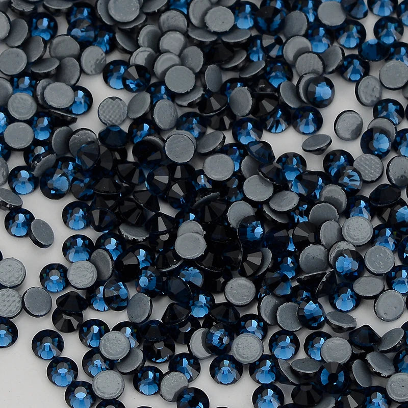 QIIY SS6-SS20 1440Pcs Top Glass Crystal Hotfix Rhinestones Flatback Glitter Stones
