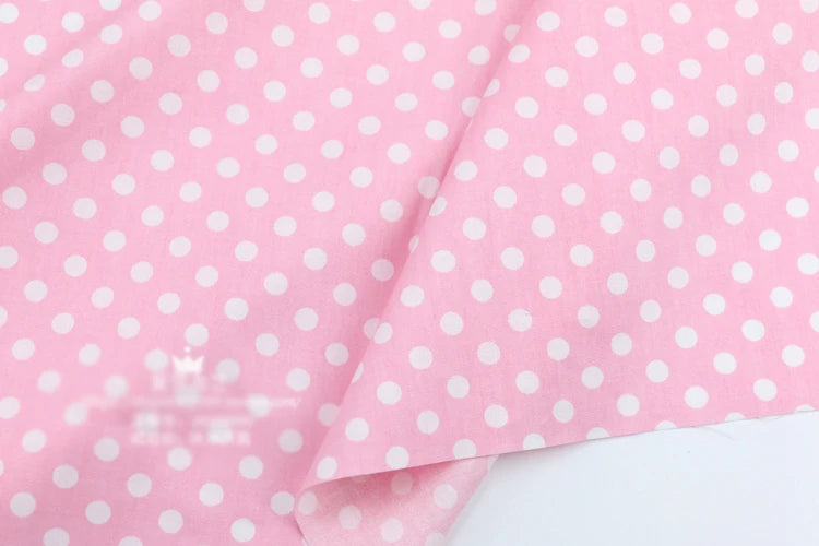 Polka dot print 100% cotton fabric sold by the meter, DIY patchwork, quilt fabric, bedding, bed sheets, pillow decoration